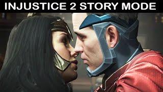 Injustice 2 All Cutscenes (Game Movie) FULL Story Mode - Justice League 2023