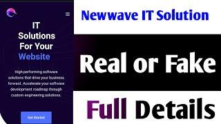 Newwave IT Solutions Real or Fake | Newwave IT Solutions LLC Review | Scam or Legit | Reality