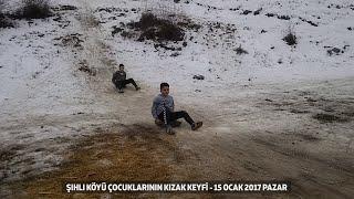 ŞIHLI KÖYÜ ÇOCUKLARININ KIZAK KEYFİ - 15.01.2017 PAZAR -