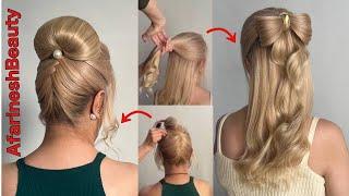 Tutorial Two Beautiful Hairstyles with New and Practical Techniques step by step