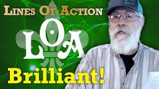 A classic two-player abstract strategy game that deserves more attention: Lines of Action!