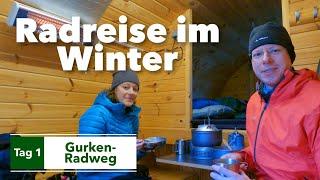 Gurkenradweg Tag 1 | Radreise im Winter