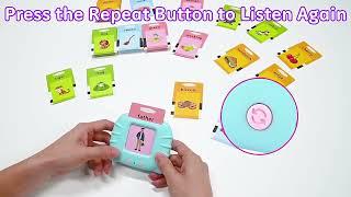 ADKD Talking Flash Cards Educational Toys For Preschool/Montessori Learning Toys for Toddlers