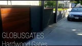 Liftmaster La400 Dual package, Ipe Hardwood Gates Los Angeles Gate company  Globus gates