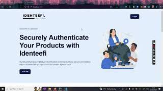 Blockchain-based Anti-Counterfeiting Product Identification System Live Demo