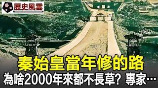 秦始皇當年修的路，為啥2000年來都不長草？專家：看看下面埋着啥！#秦始皇#歷史#奇聞#考古#文物#國寶#歷史風雲天下