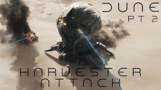 Dune Part 2 Scene : Harvester Attack