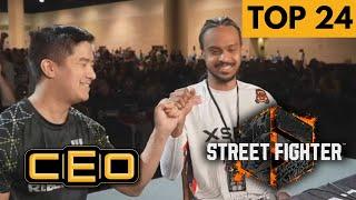 CEO 2024 SF6 TOP 24 (NuckleDu MenaRD Punk Paladin NL iDom JAK DCQ Caba) Street Fighter 6 Tournament