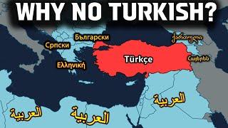 Why Ottomans couldn't spread Turkish language?