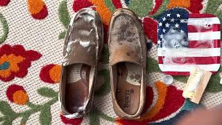 Repair Born - Rockport - Johnson & Murphy Leather Shoes with Jason Markk Deep Cleaning Solution