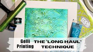 Gelli Print Long Haul with Mica Powders