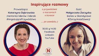 Inspirujące rozmowy - spotkanie z Małgorzatą Zarzycką