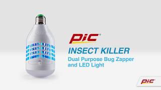 PIC Insect Killer Bulb with Catch Tray