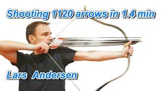 Shooting 1120 arrows in 1.4 min