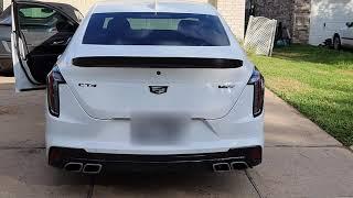 Cadillac Ct4-V high flow downpipe with stock catback