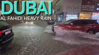 Dubai UAE Climate Change Aftermath: "HEAVY RAIN" Flooded Streets & Heavy Traffic (4.16.24: 4K-UHD)