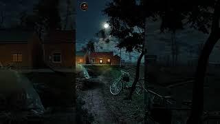 Peaceful Evening Breeze | Gentle Leaves Swaying in the Wind | Village Nature Sounds #shortsfeed #ai