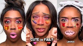 CUTE  or FAIL?  Tiktok Filters Pick My Valentines Makeup