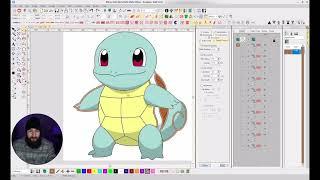 HOW TO DIGITIZE EMBROIDERY DESIGNS | SQUIRTLE | POKEMON | Start To Finish TUTORIAL