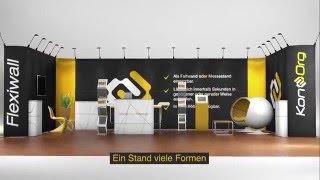 Flexiwall Messestände Aufbau - Konorg "Der Display Discount"