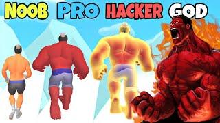 NOOB vs PRO vs HACKER vs GOD in Superhero Run