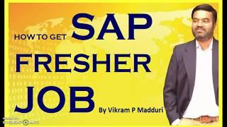 Jumpstart Your Career: SAP Fresher Jobs Part 1 Training Video