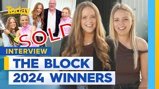 The Block winners Maddy and Charlotte catch up with Today | Today Show Australia