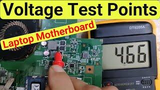 Voltage Test Points for Laptop Motherboards: Essential Test Points You MUST Know | Laptop Repair