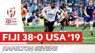 Full Final Replay | Fiji 38-0 USA | Hamilton 2019