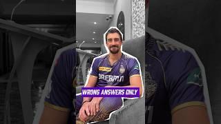 Wrong answers only ft. Mitchell Starc | #KnightsUnplugged | TATA IPL 2024