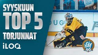 Syyskuun TOP 5-torjunnat