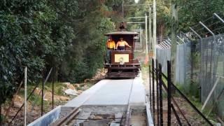 Sydney Tramway Museum - Ballast motor 42s on Army Hill