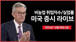 [24년 12월 6일 금] 11월 비농업 취업자수, 실업률｜미시간대 소비자심리지수｜트럼프, 백악관 AI·암호화폐 차르에 '데이비드 삭스' 지명｜ - 오선의 미국 증시 라이브