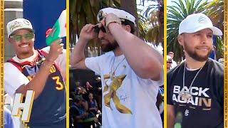 Golden State Warriors Introductions at 2022 Championship Parade 