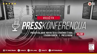  LIVE  I  PRESS  I  12/09/2024  I  Predstavljanje novog šefa stručnog štaba, Irfan Buz