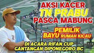 Aksi Kacer Tn. Prabu pasca mabung di gantangan Diponegoro BC acara Rifan Cup, meraih podium 2