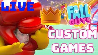 BEST FALL GUYS CUSTOM GAMES WITH VIEWERS! USE CODE CTRTEZ