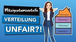 Was sind Miteigentumsanteile? // einfach und anschaulich erklärt