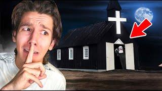 Surviving 24 HOURS in a HAUNTED CHURCH... (Bad Idea) | NichLmao