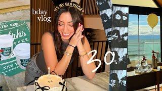 my 30th birthday vlog + a week full of surprises (!!!)