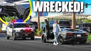 Aventador CRASHES As Police Close Road for BILLIONAIRE'S RALLY!