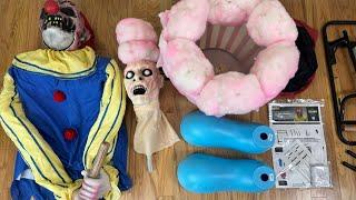 Cotton Candy Dan Animatronic 2024 Spirit Halloween Unboxing & Demo