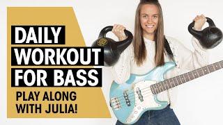 Daily Warm-Up Exercises on Bass Guitar | Playalong | Julia Hofer | Thomann