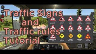 Traffic signs tutorial while playing Truck simulator | Philippines | Online Driving Tutorial