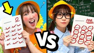 おバカ小学生 vs 天才小学生!? もしも小学校のお友達がすごい子だったら…ドッジボールやポケカでともだちと対決しよう！【寸劇】