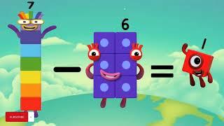 Part 3: Learning Subtraction with NumberBlocks 5 - 6 | Math For Kids | Number Blocks | Tamberlay