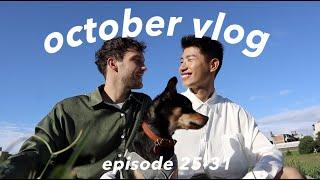 Finally a beautiful Sunny day ️【 October Gay couple Vlog】「Episode 25」