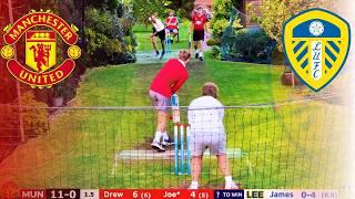 Backyard Cricket MIC'D UP  | Man Utd vs Leeds ODI ️