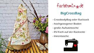 Big Crossbag nähen Schritt für Schritt