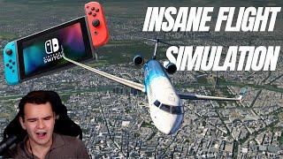 This NINTENDO SWITCH Flight Simulator Is CRAZY - Aerofly FS